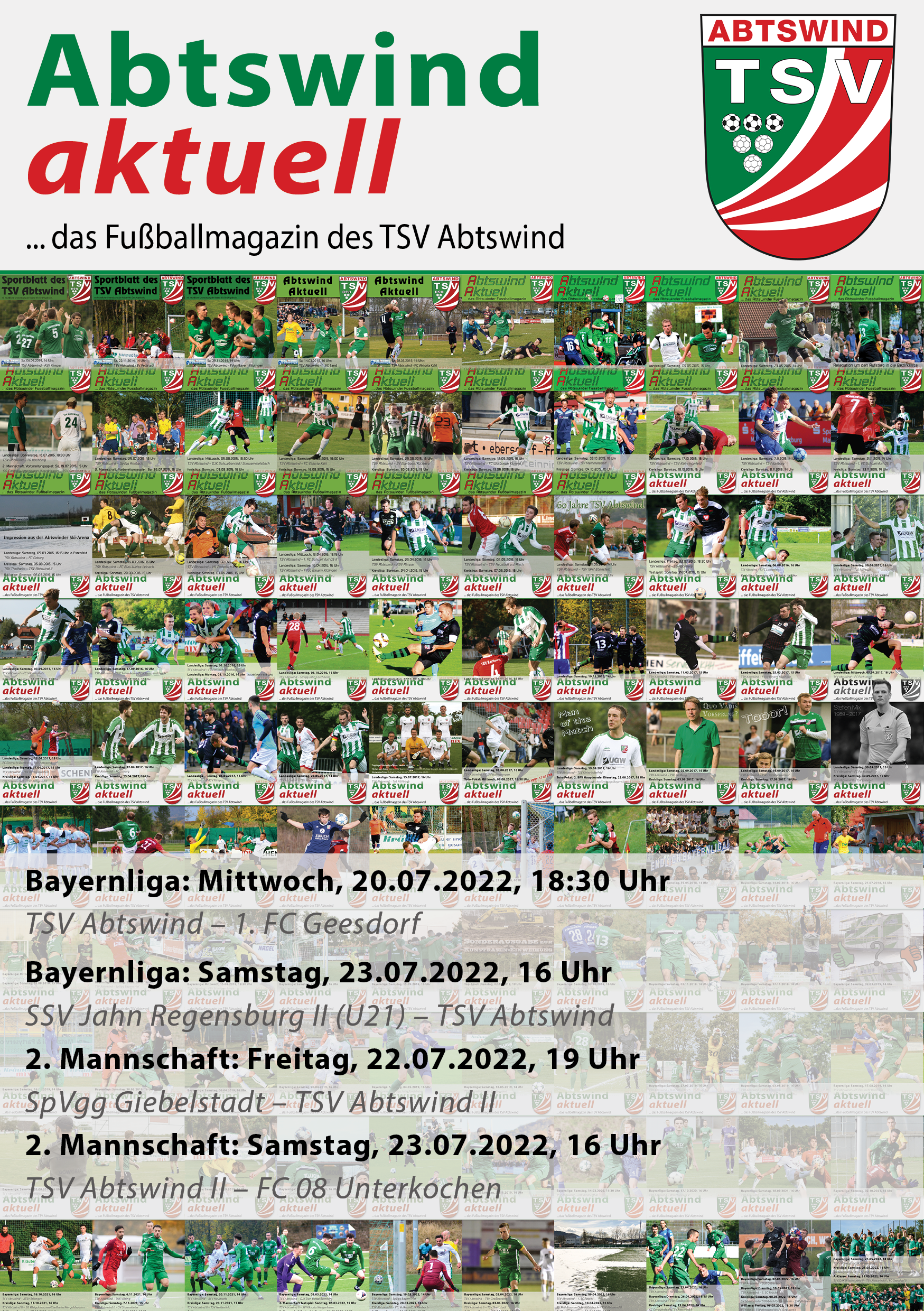 Werbung Fußballmagazin