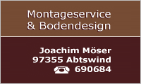 Sponsor Montageservice und Bodendesign